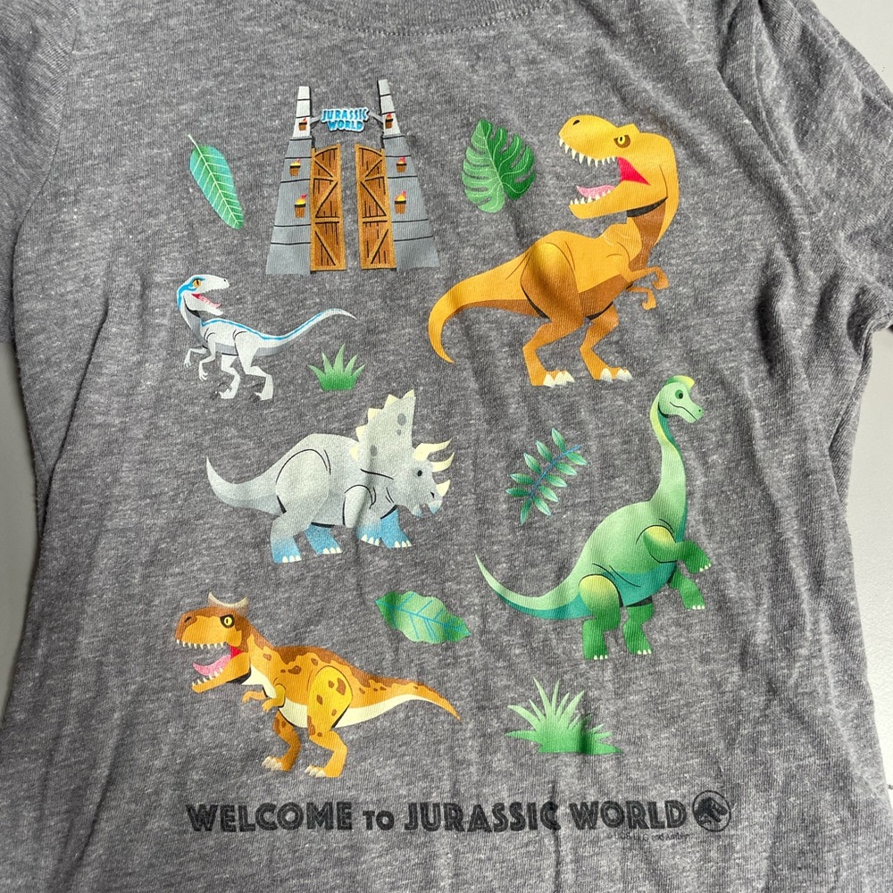 WELCOME TO JURASSIC WORLD BOYS SIZE 4